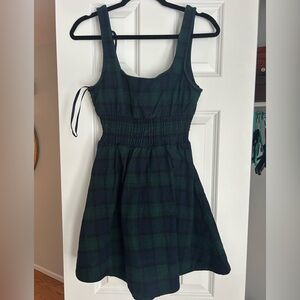 Hill House Green and Blue Plaid Cher Dress